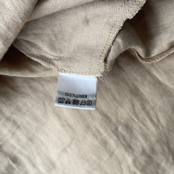 GLOBUS 100% Linen Shirt-Dress Size M - Picture 10 of 12